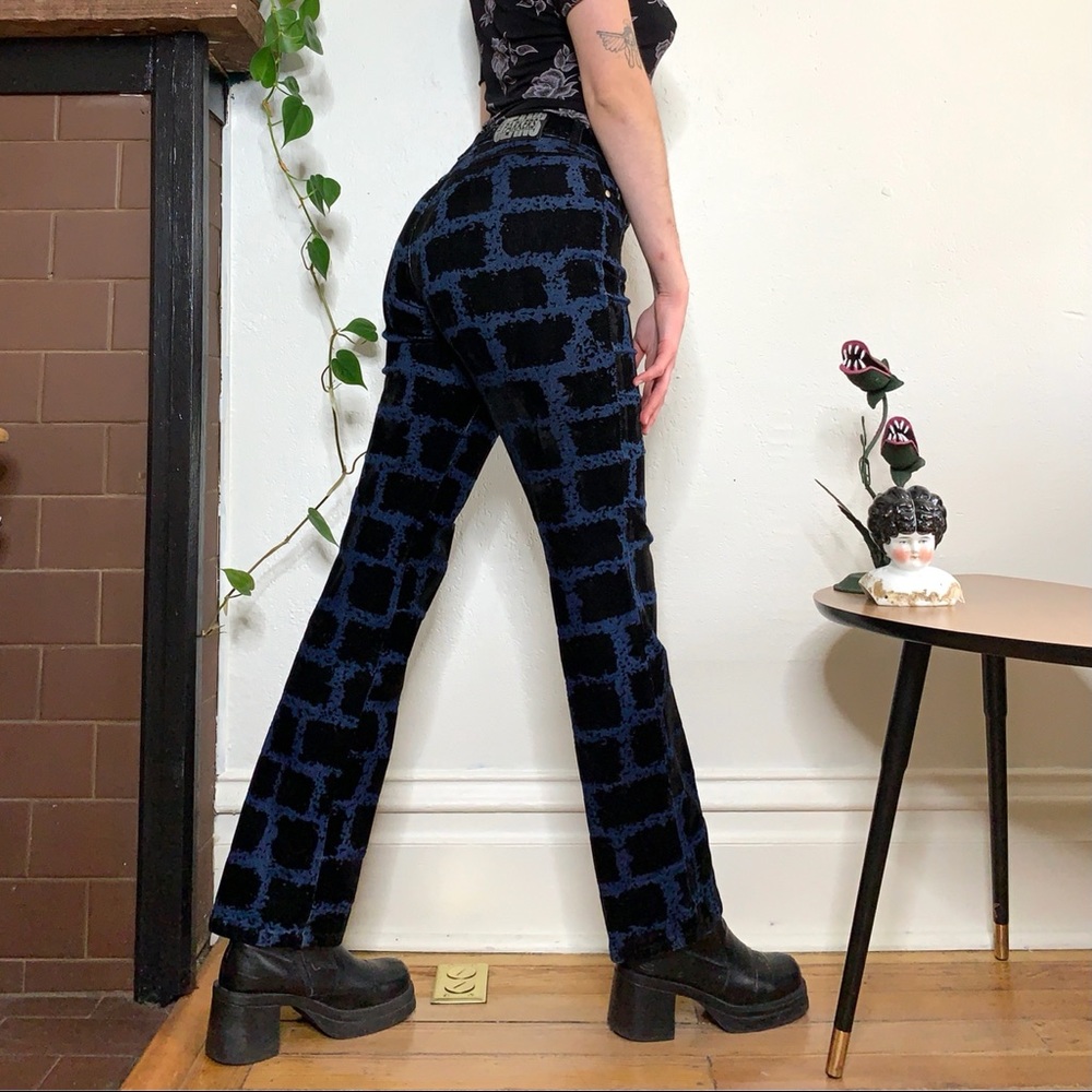 Vintage 1990s Velvet Brick Jeans